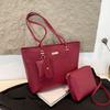 Three-piece Bag, Simple and Large-capacity Spring New Fashion Commuter Handbag, Textured Shoulder Bag