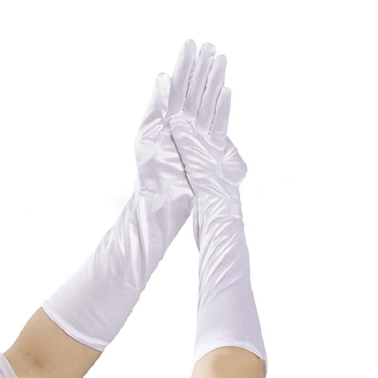 Guanti in Raso da Donna Guanti Lunghi da Donna per Opera Balli di Fine Anno Regalo per Donne e Ragazze