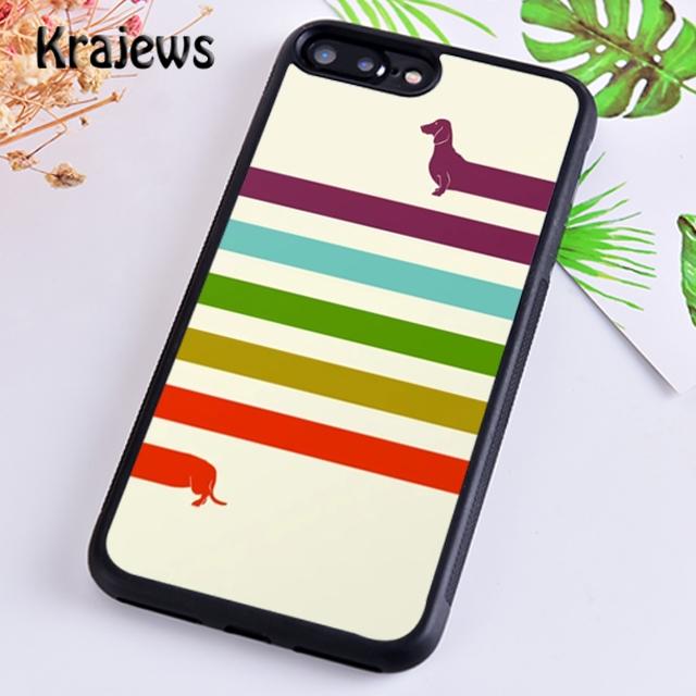 Krajews Dachshund Dog Ballon Soft Phone Case Cover For iPhone 14 5 6s 7 8 Plus XR XS 11 12 13 Pro Max Samsung S21 S22ultra Plus