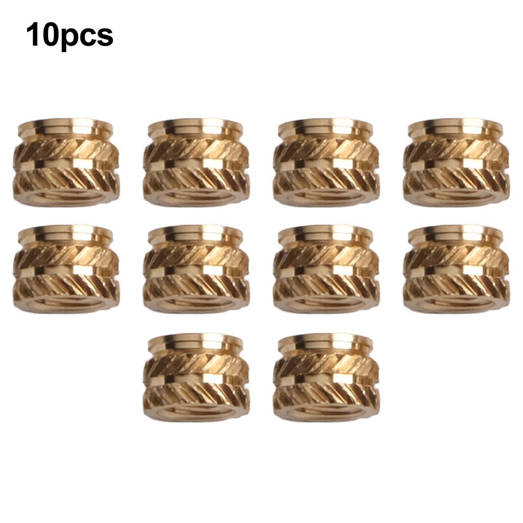 Heat or Injection Insertion of Brass Threaded Nuts 10Pcs for 3D Printing