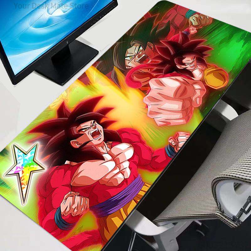 Mouse Pad Dragon Balls Vegeta Goku Anime Gaming Accessories Notbook Computer Speed Mini Pc rug Gamer Keyboard Desk Mat Mousepad