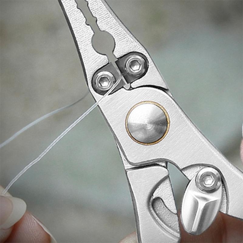 Fishing Multitool Metal Fishing Pliers Fishing Line Cutter Rings Openers Multifunctional Hook Remover Fishing Tackle