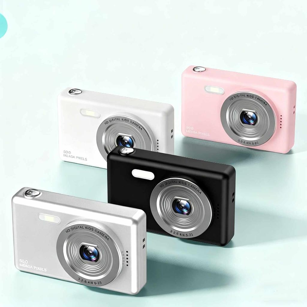4K Digital Camera with Anti Shake Portable Selfie Camera 48MP High Resolution for Kids Starter Children Student Girl Boy