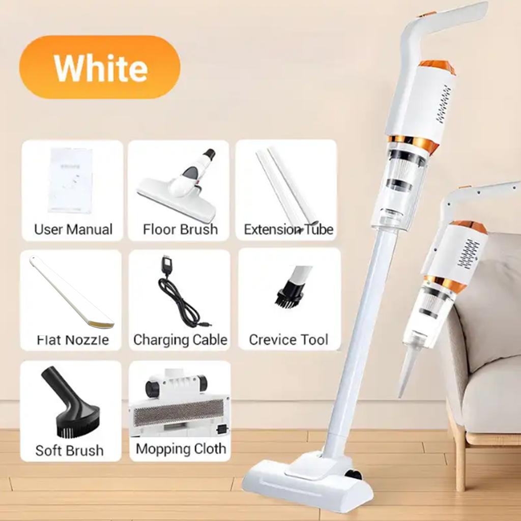 8500Pa Cordless Handheld Vacuum Cleaner 120W High Power Vacuum Cleaner Powerful Suction Cleaning Appliance for Home and Car