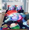 Boys Girls Kirby 3D Duvet Cover Pillowcases Single Double Queen Bedding Set Gift