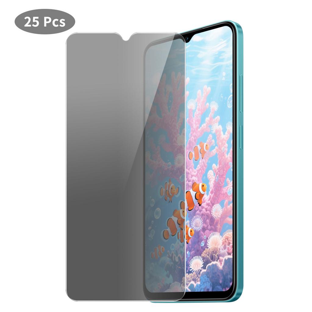 25Pcs For Samsung Galaxy A07 4G/A06 4G/A06 5G Anti-Spy Tempered Glass Screen Protector Anti Drop HD Clear Film