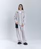Ironyporno Whiteline 86-Iro255 Curved Blouson Jacket Light Grey