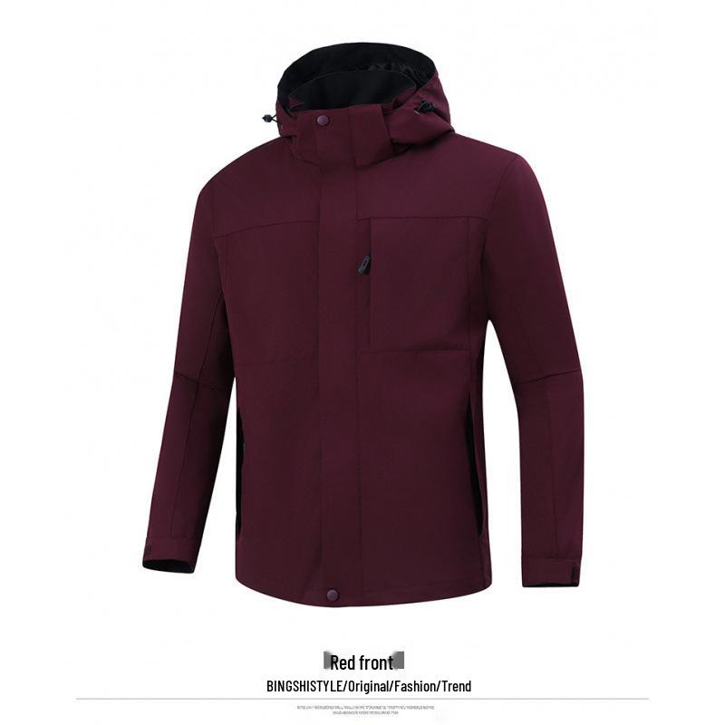 Windproof & Waterproof Outdoor Hiking Jacket: Lightweight Single-Layer Windbreaker for Spring & Autumn