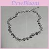 Hip Hop Geometric Alloy Necklace With Cross Pendant For Men And Women