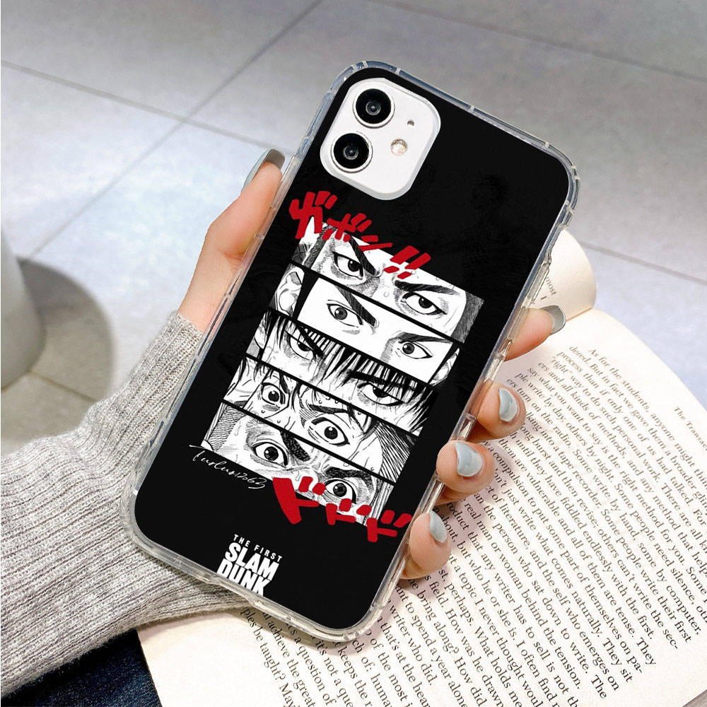 

Чехол для Samsung A04 A14 A23 A34 A54 M23 M33 M52 M53 Realme 10 9 C30S C35 C55 VIVO Y02S Y21 Y51 X80 Pro Прозрачный чехол WI62 Slam Dunk Infinix Hot 10i гагат