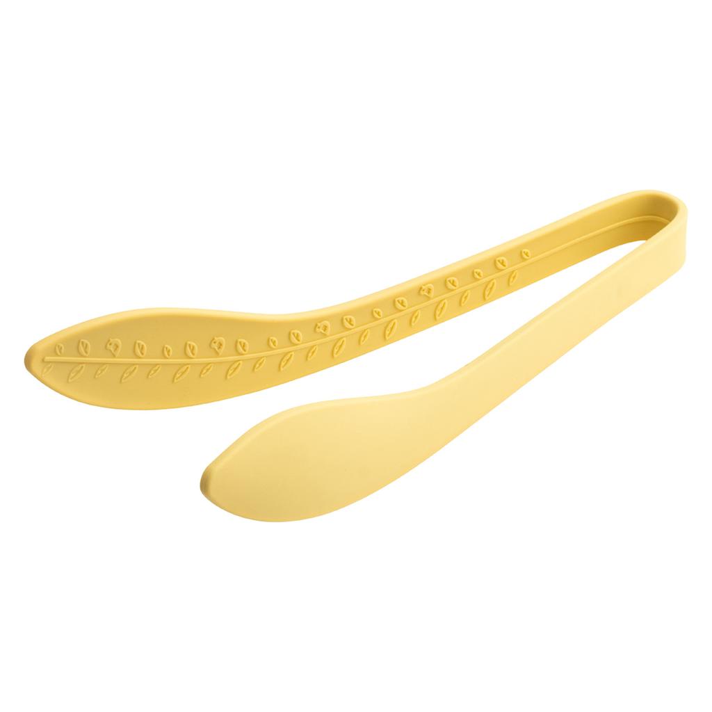 Leaf Silicone Food Tongs Non-Slip Heat Resistant for BBQ Steak Bread Kitchen Cooking