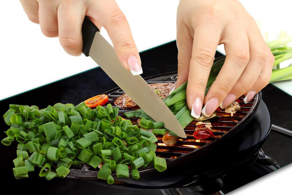 Szklana Płyta Deska Do Krojenia 52X40 Grill