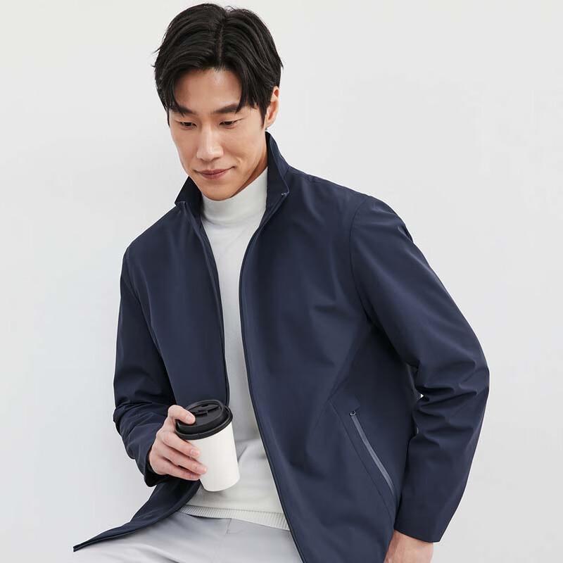 SEPTWOLVES Men's Stand-up Collar Lightweight Waterproof Jacket