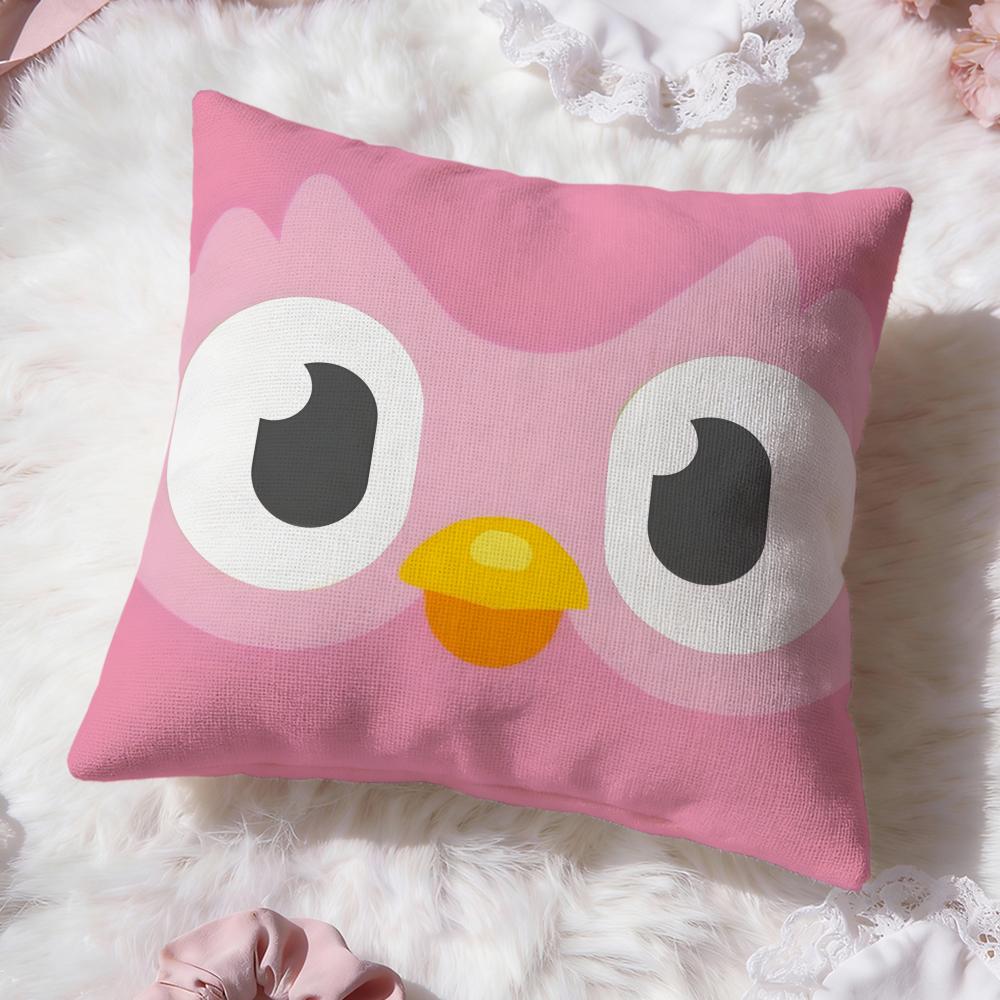 Brand D-DuolingoS Cushion Cover Premium Comfort Reversible Pillow Cove -Two In One Design for Any Room & Car Interior