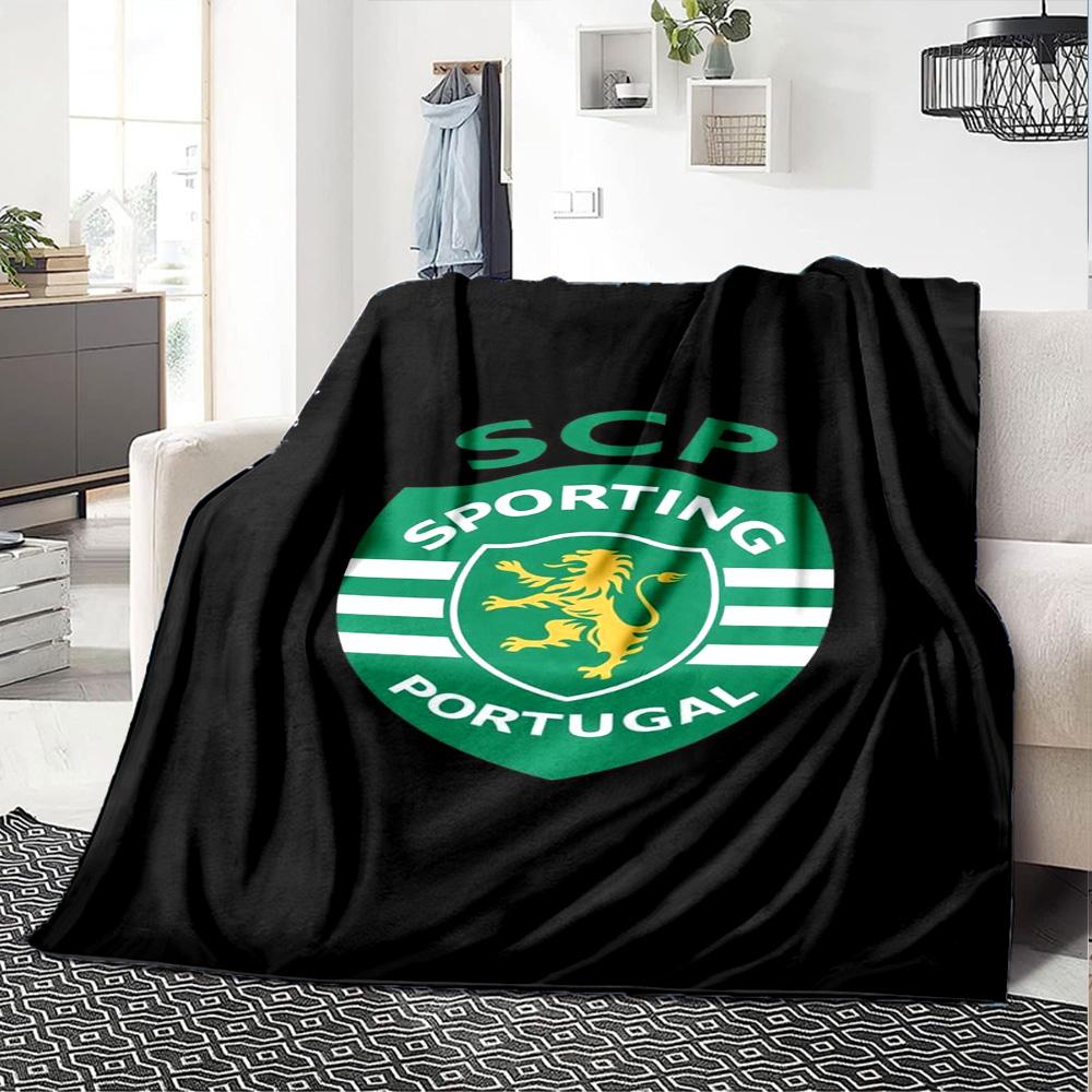 SCP Sporting Print Flannel Blanket High Quality Warm Comfortable Cover for All Seasons Perfect for Gifts Home Decor