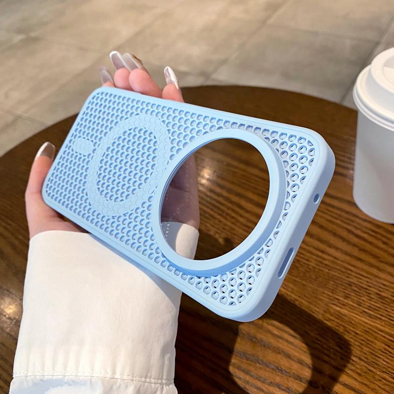 

For Honor Magic 8 7 6 Pro Case Magnetic Honeycomb Heat dissipation Breathable Cooling Cover For HONOR Magic8 Pro Honor Magic8 Pro