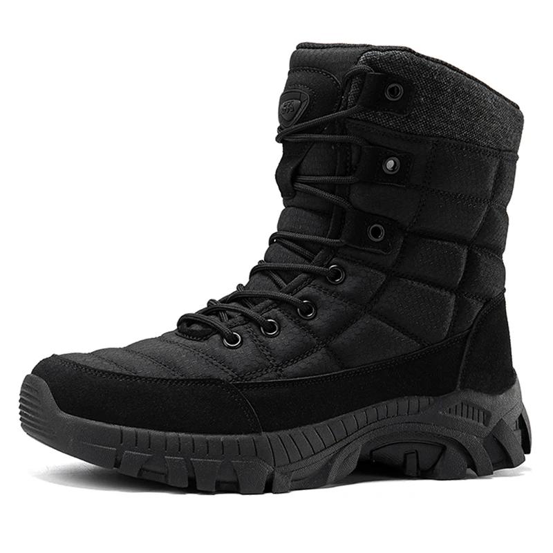 Men's Tactical Boots Ankle Outdoor Hiking Desert Boots Climbing Shoes Military Work Waterproof Work Safety Hunting Shoes Zapatos