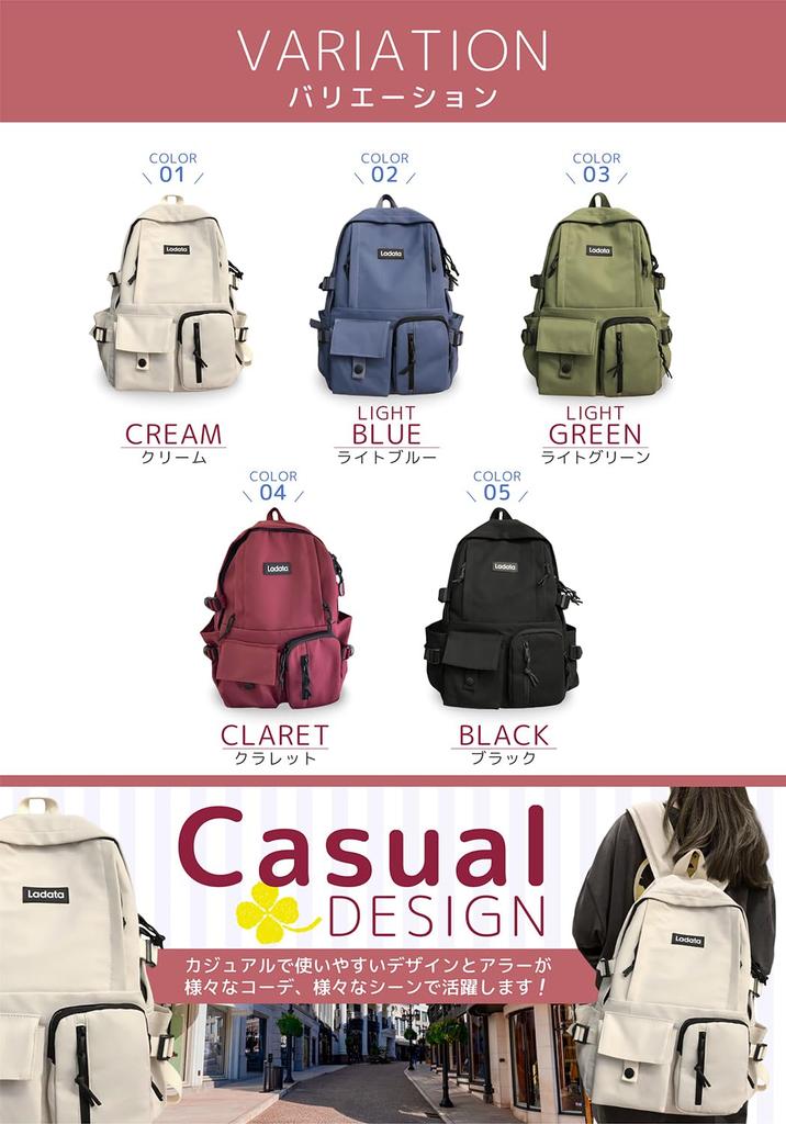 Kids Backpack for Elementary and Junior High School Large Lightweight Nylon Fits A4 Black SPooooN! Boys, Students, Capacity, Backpack, Sizes,