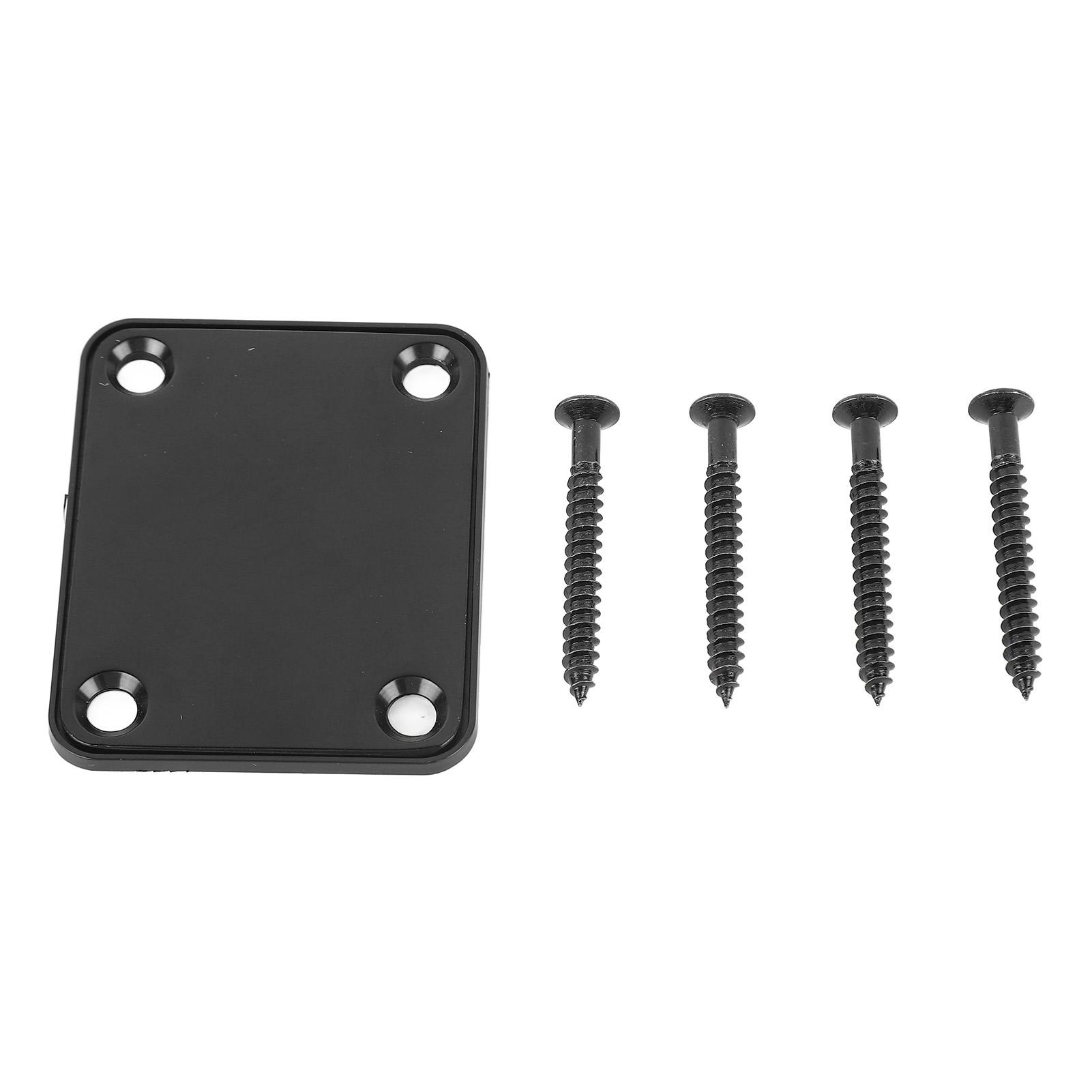 

Electric Guitar Neck Plate Metal Guitar Neck Reinforcing Protective Board for Replacement Black чёрный