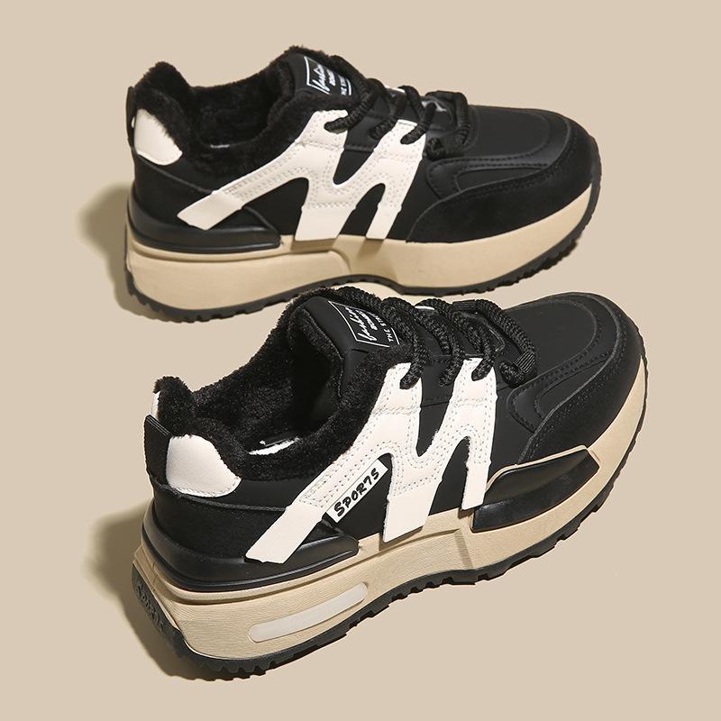 

Женская обувь 2024 года, новинки осени, круглая носовая часть, плоская подошва, легкая нескользящая спортивная обувь, кроссовки женские, Zapatillas De Mujer 40 чёрный