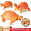 Wild Snapper Turtle & Yellow-Footed Albino Sea Turtle Toy Ornament for Kids
