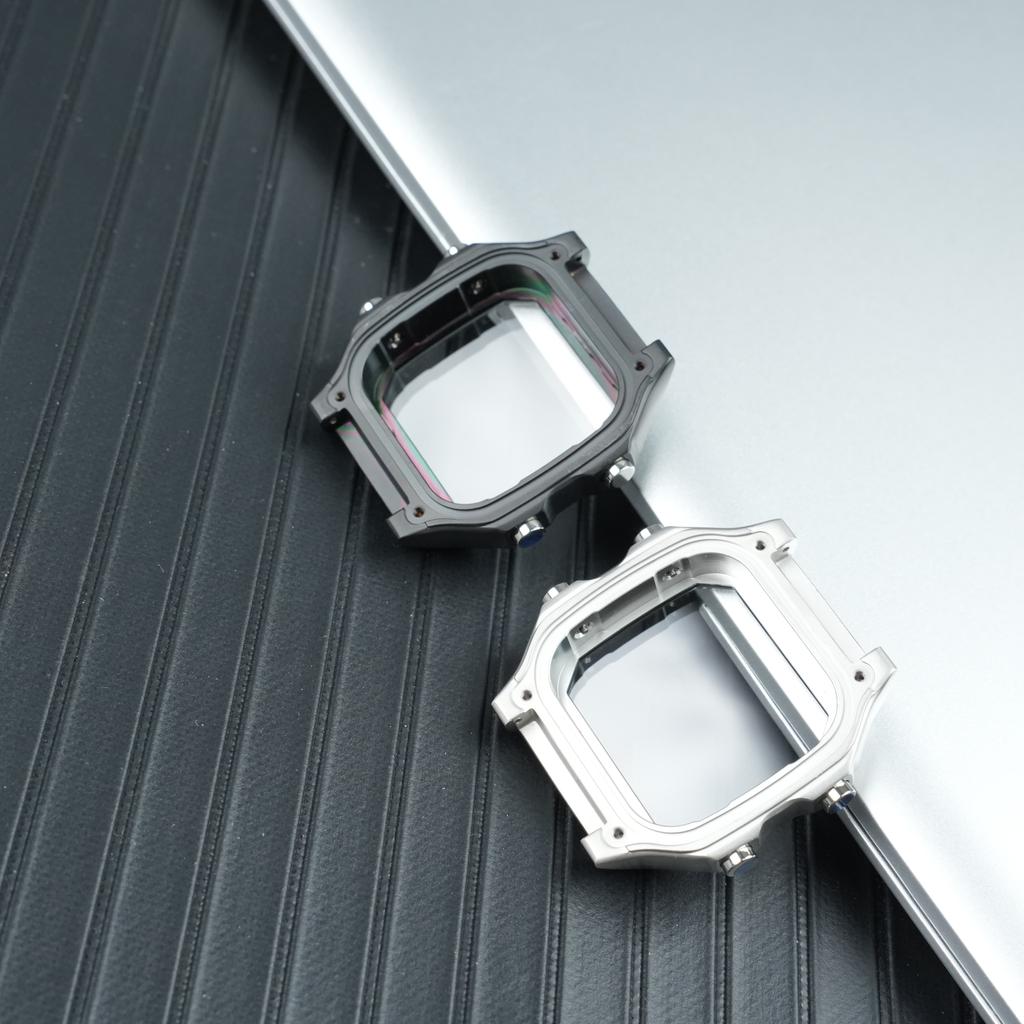 For Casio 3299 AE-1200WH Watch Case Modified AE1200 304 Stainless Steel Watch Case Metal Shell with Waterproof Ring Bezel Glass