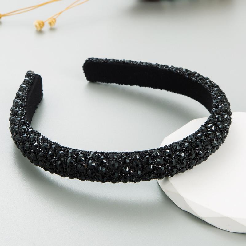 Women Hair Band Color Crystal Full Bit Band Super Sparkling Headwear