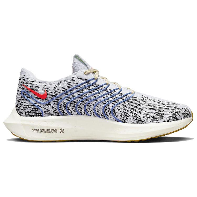 Nuove Nike Pegasus Turbo Next Nature Platino Puro Cremisi Brillante DM3413-002