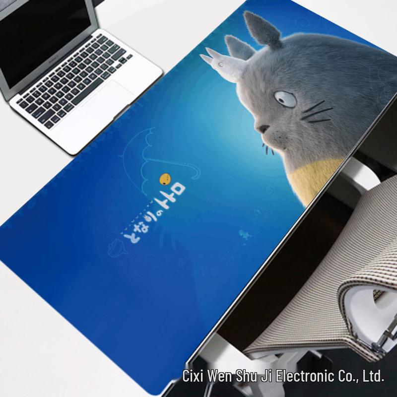 LOL Chicken Eating Gaming Mouse Pad with Shortcut Keys - Large Desk Pad for Office or Internet Cafe, Customizable Gift