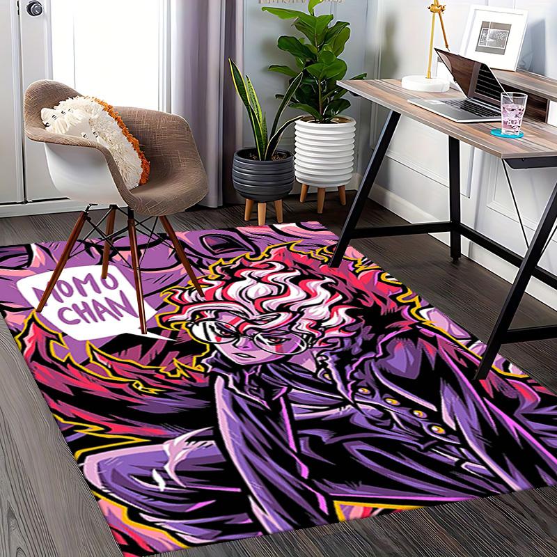 1pc Anime Cartoon Design Office Chair Mat - Momo Chan Themed Non-Slip Carpet for Home Decor, Suitable for All Seasons and Perfect as a Gift.U081