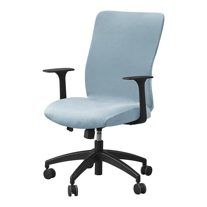 1pc Velvet Computer Office Chair Cover Solid Color Stretch Armchair Slipcover Anti-dirty Rotating Gaming Desk Seat Chair Covers
