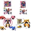 Miniforce X Lucybot Colorful 4 In 1 Transformer Car Robot Toy For Kids
