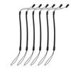 6PCS Elastic Pen Lanyard Retractable Spring Coil Strap Anti Lose Pen Leash with Ring for Tethering Drawing Pens