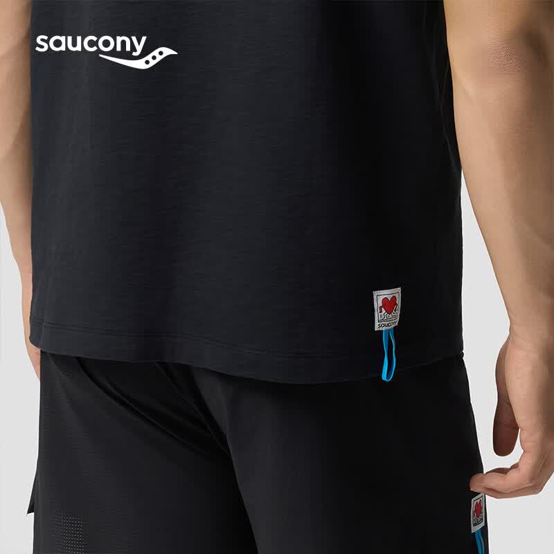 SAUCONY Men's 2026 Summer Running Training Short Sleeve T-Shirt