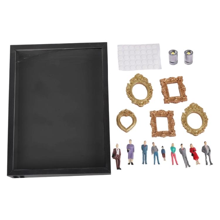 Unique Family Memory Photo Box Set Miniature Museums Photo Frame with Decorative Type