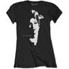 T-shirt da donna slim fit Amy Winehouse: Ritratto Sciarpa UFFICIALE NUOVO