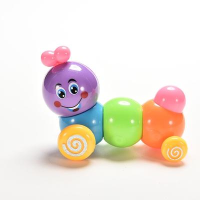 Lindo gusano cortador, mecanismo de relojería, insecto de primavera, juguetes de cuerda para niños y bebés, regalo para niños, juguetes para bebés, 1 pieza