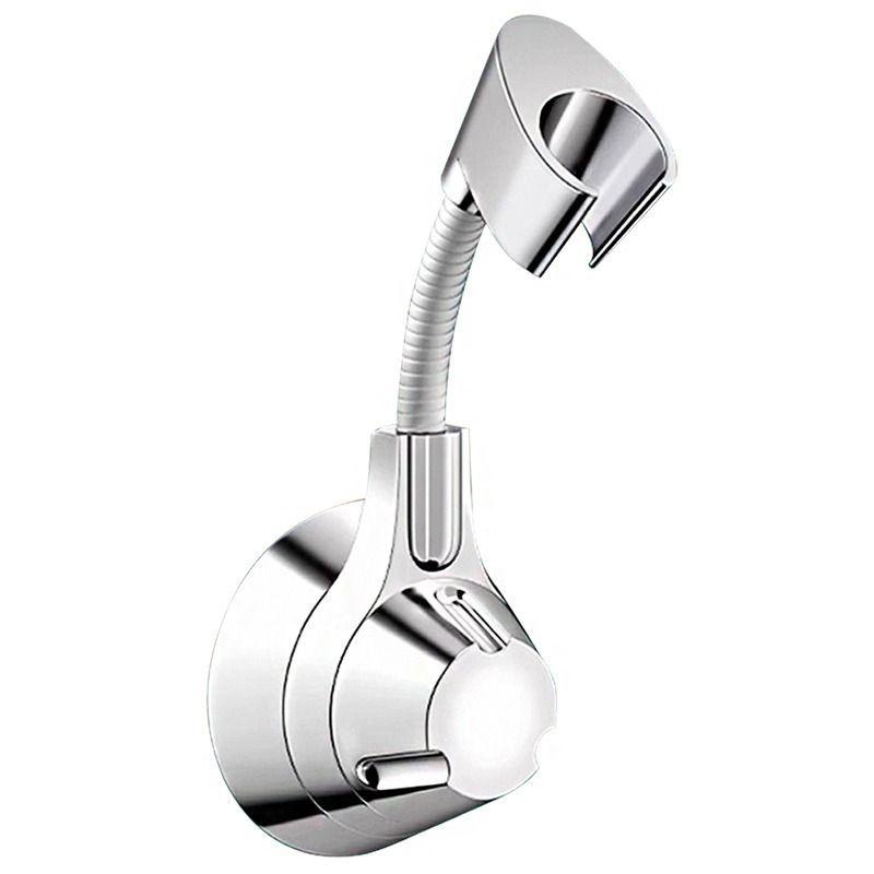 Suction Cup Shower Holder Adjustable Shower Head Holder Nozzle Handheld Holder Punch-Free Multi Angle Rotation Shower Bracket