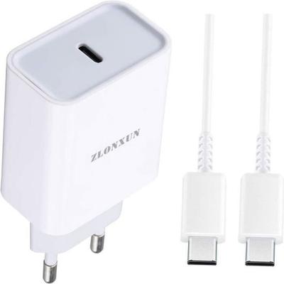 USB C Netzteil mit Kabel für Samsung Galaxy 21-S20 FE-S20-S21+-20 Plus-A71-A72-A52-A51[242]