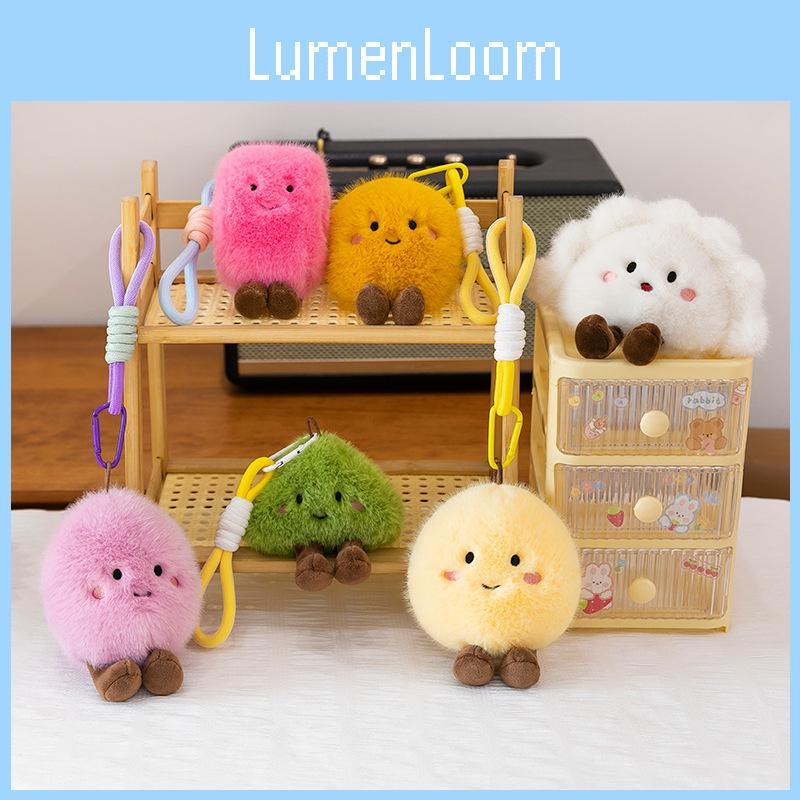 Cute Zongzi Dumplings Rice Dumpling Steamed Rolls Pastry Plush Toy Pendant For Girls And Collectors