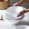 A5 White Melamine Noodle Bowl for Commercial Use – Porcelain-Style Spicy Hot Pot and Wonton Bowl