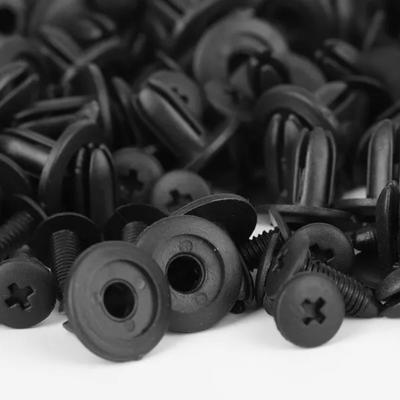 10/20/50Pcs Universal 8mm Hole Plastic Rivets Fastener Screw Car Bumper Fender Push Pin Clip Car Fasteners Clip Auto Accessories