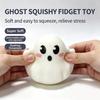 Cute Ghost Fidget Squeezable Toy With Soft Touch And Stress Relief Perfect For Desk Decor Halloween Gifts And Daily Use