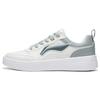 Li Ning Sycee Slip Resistant Cushioning Abrasion Resistant Low top Skateboard Shoes Women's White Green AGCT340-2
