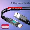 120W Type-C Fast Charging Cable with Digital Display for Apple & Huawei 6A Devices
