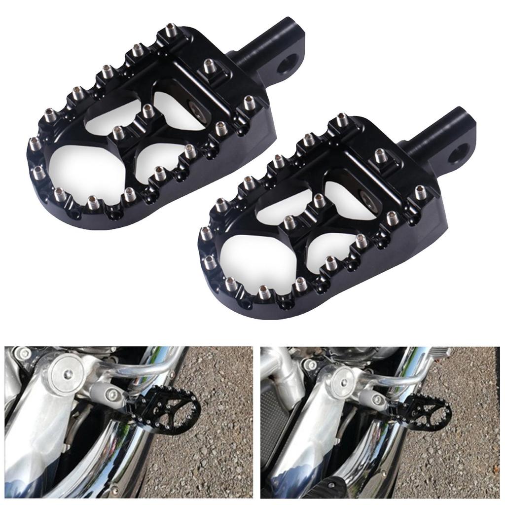 Billet Aluminum Motorcycle Anti-slide Footrests Footpegs for XL883 XL8837-2010