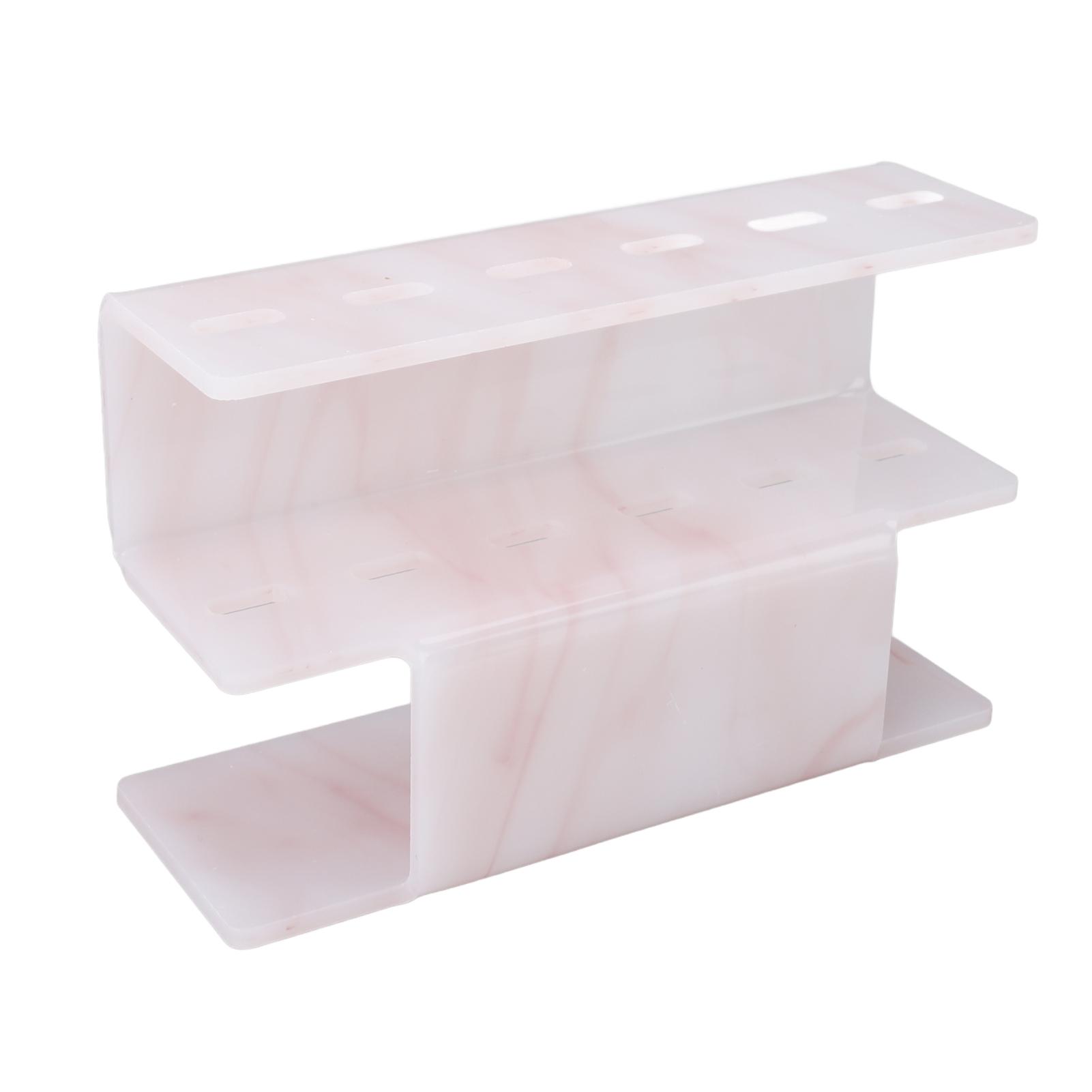 

Органайзер для пинцетов с 6 отверстиями, пластиковая компактная подставка для хранения пинцетов для салона красоты