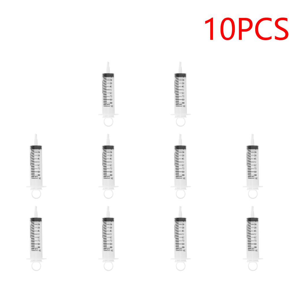 100ml Measuring Syringe Glue Filling Liquid Syringe Without Needle Plastic Syringe Watering Refilling for Industrial Hydroponics