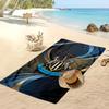 Asciugamano da Spiaggia con Stampa del Newcastle United Football, Asciugamano Grande Morbido ad Asciugatura Rapida per Spiaggia Campeggio Nuoto