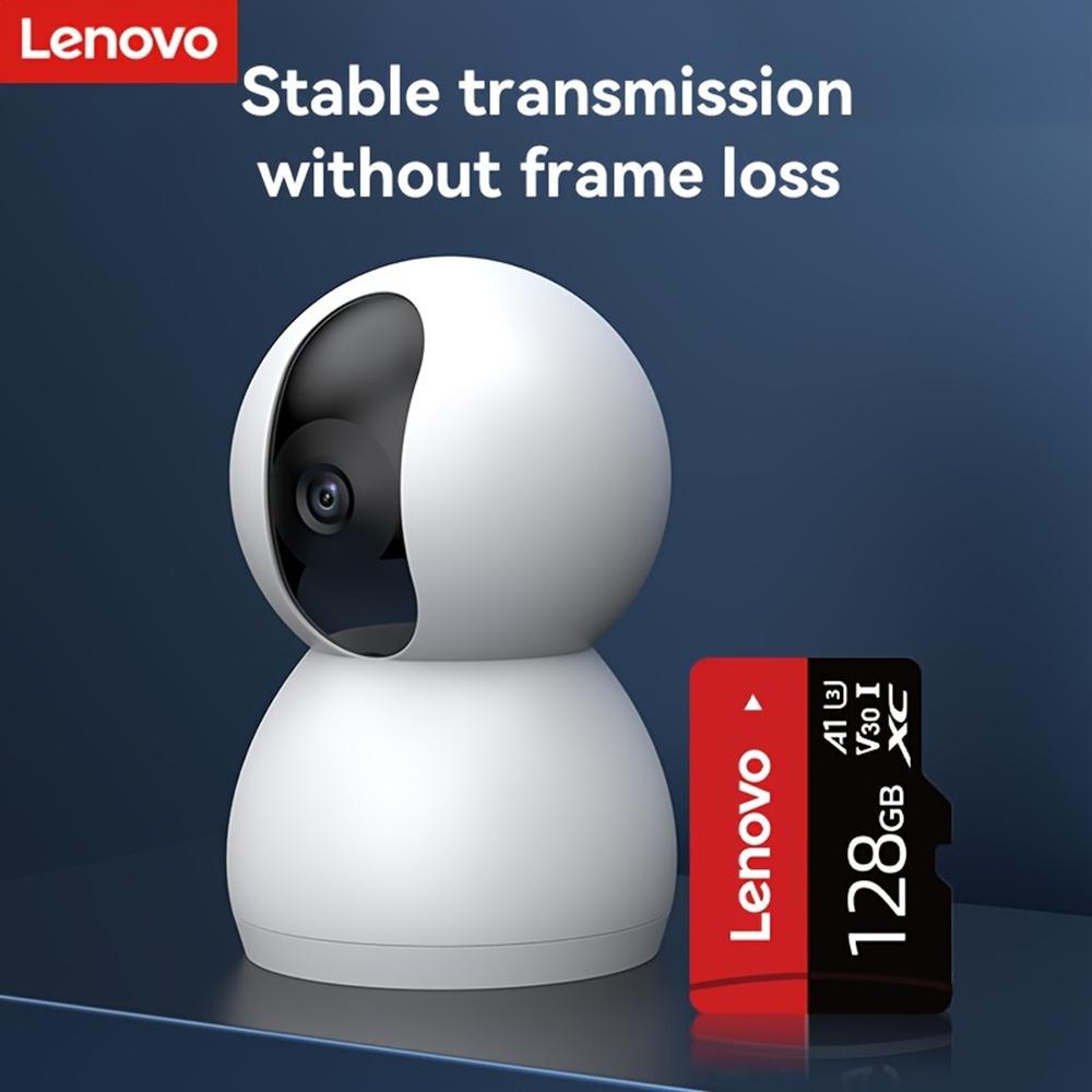Lenovo Micro SD Card 100MB/s High Speed TF Card 32GB 64GB 128GB 256GB MicroSDXC Class 10 A1 V30 Memory Card for Nintendo Switch/Phone/Camera/Dash Cam